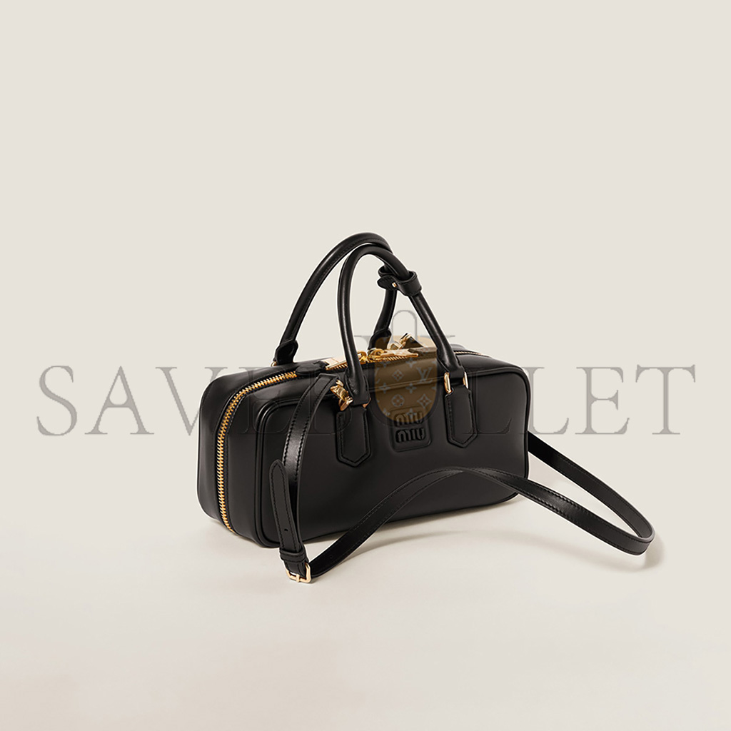 MIU MIU ARCADIE LEATHER BAG 5BB148 (27*12*9cm) MIU MIU ARCADIE LEATHER BAG 5BB148 (27*12*9cm)